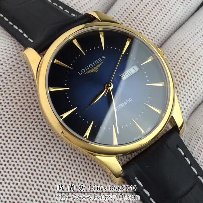 LONGINES浪琴 全自動機械 時尚男士腕表 WSS0384